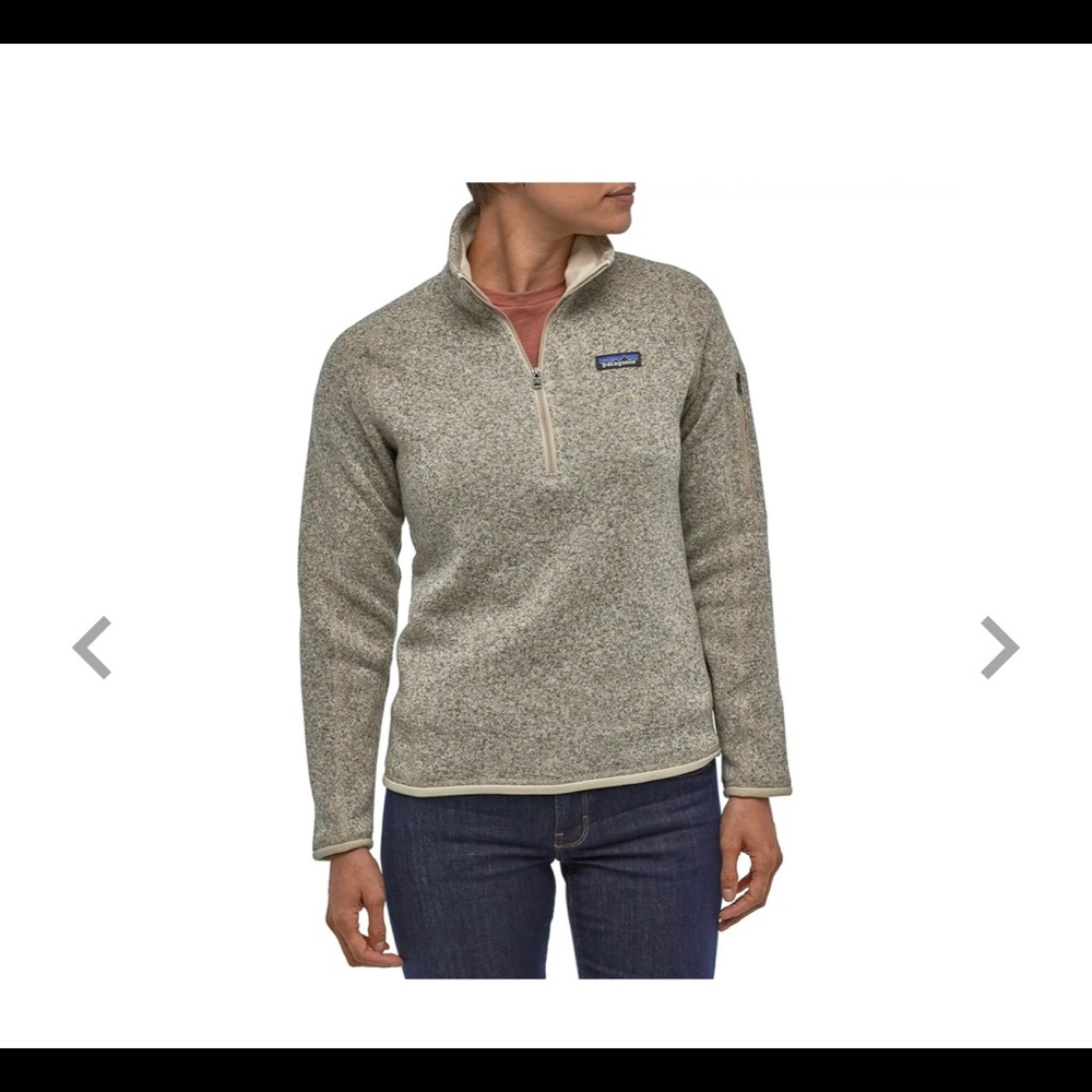 NWOT Patagonia quarter zip fleece women’s medium